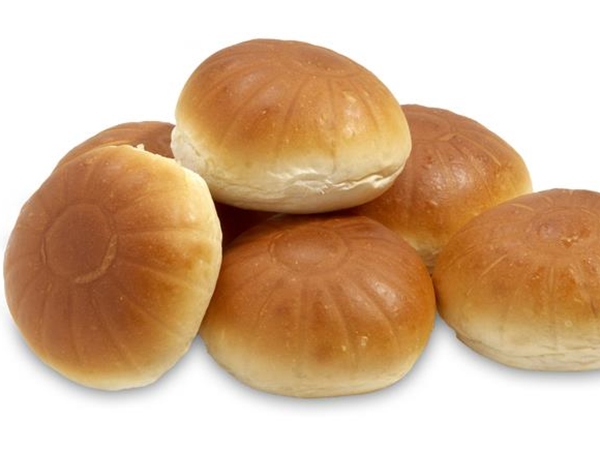 Wit bolletje lactosevrij&nbsp;verpakt per 2 x 6 stuks